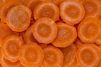 a sliced carrot